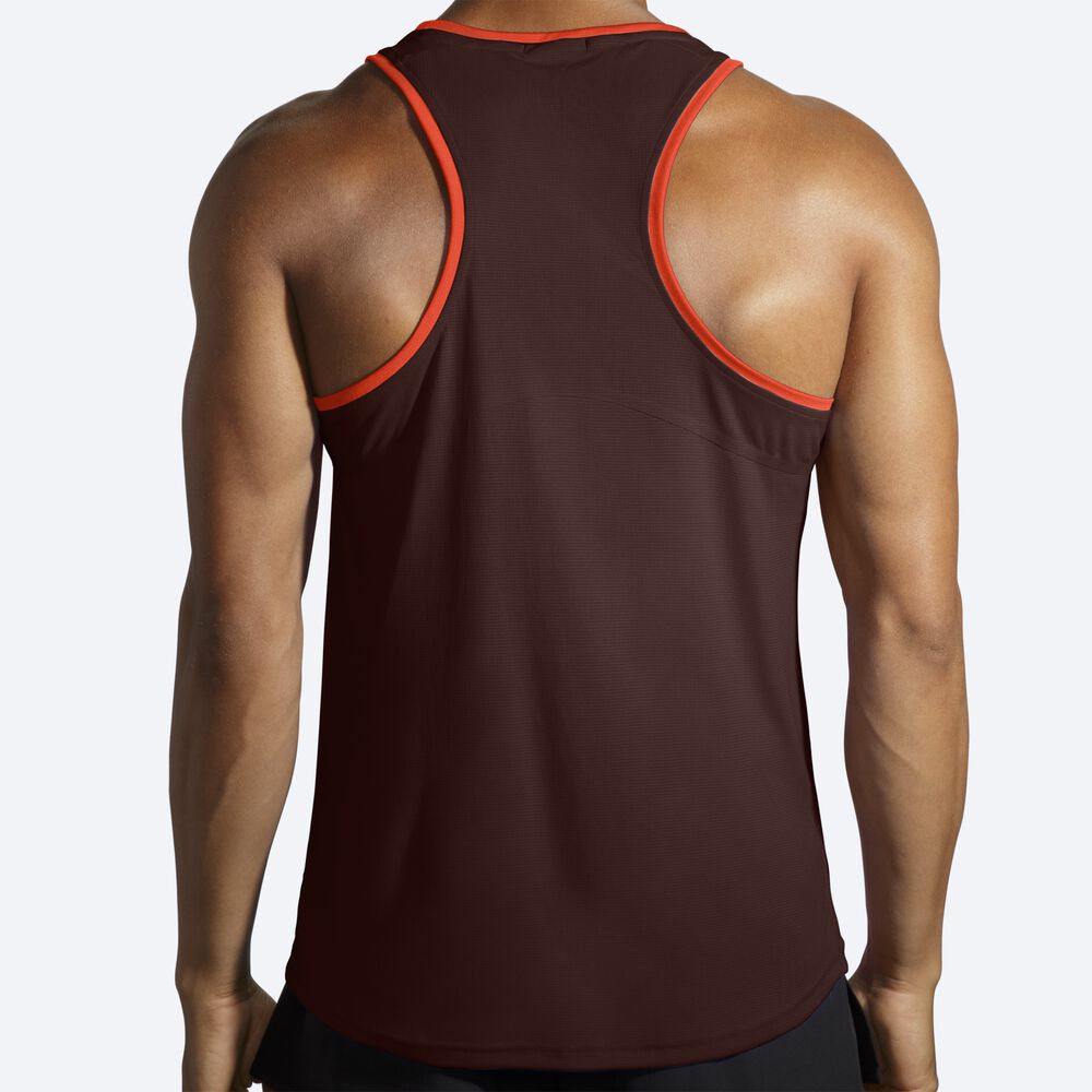 Brooks Atmosphere Singlet αμανικα μπλουζακια ανδρικα χαλκός | GR815023