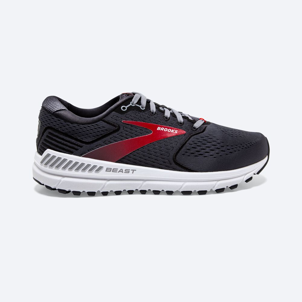 Brooks Beast \'20 παπουτσια για τρεξιμο ανδρικα μαυρα/κοκκινα | GR738461