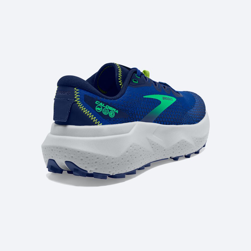 Brooks Caldera 6 παπουτσια trail running ανδρικα μπλε/πρασινο | GR189325