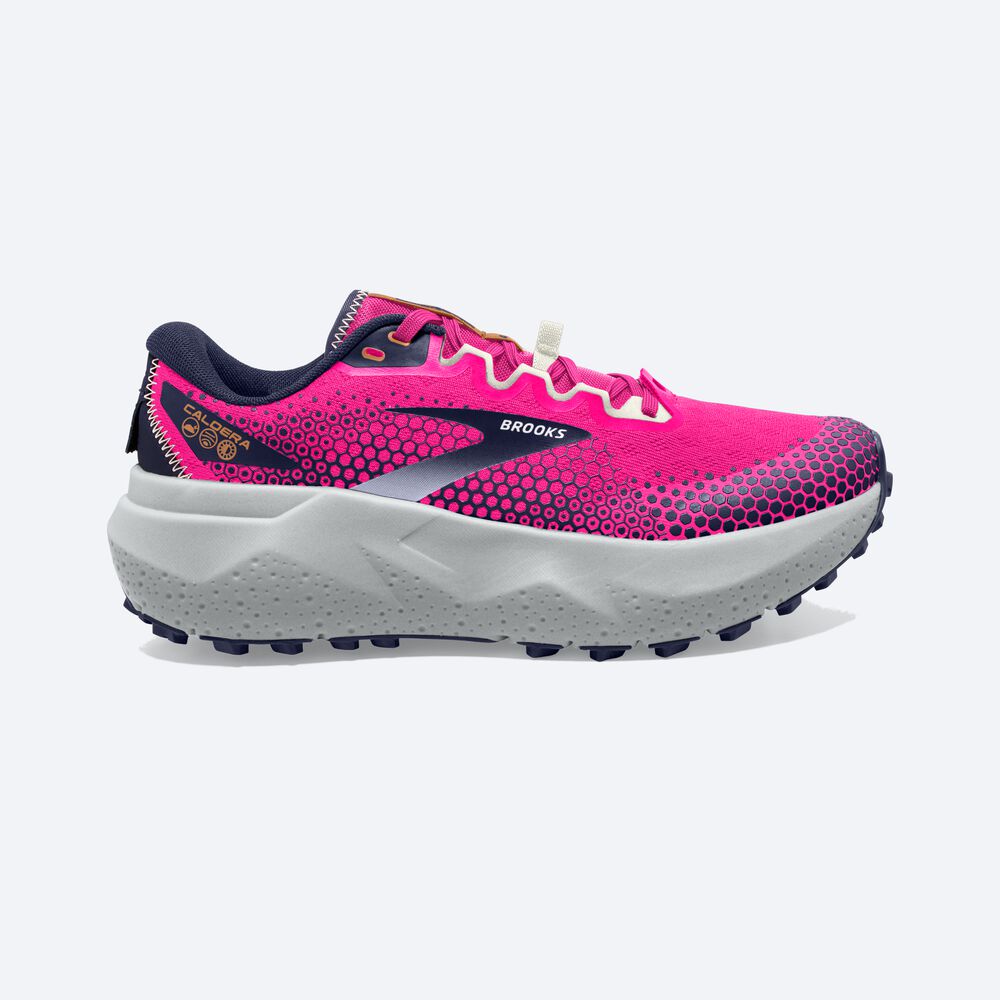 Brooks Caldera 6 παπουτσια trail running γυναικεια ροζ/σκουρο μπλε | GR246539