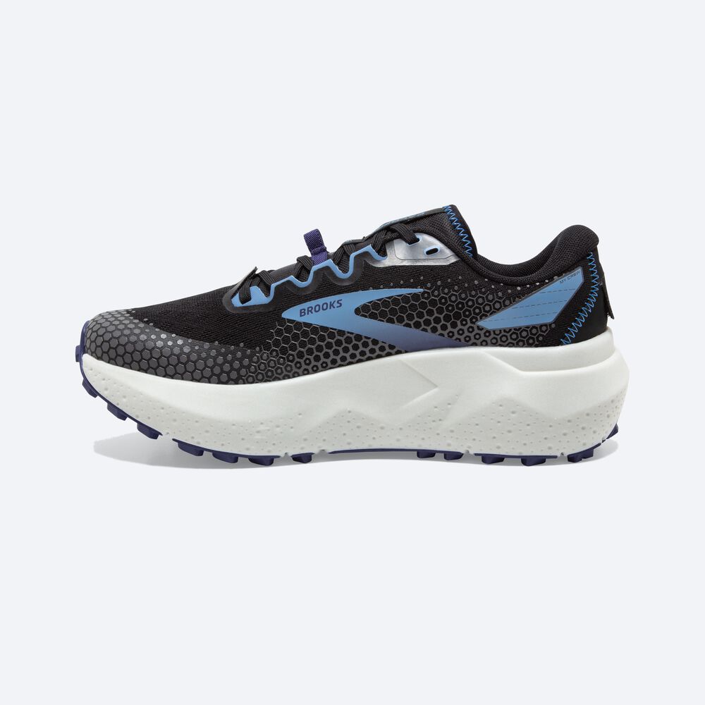 Brooks Caldera 6 παπουτσια trail running γυναικεια μαυρα/μπλε/γκρι | GR786054