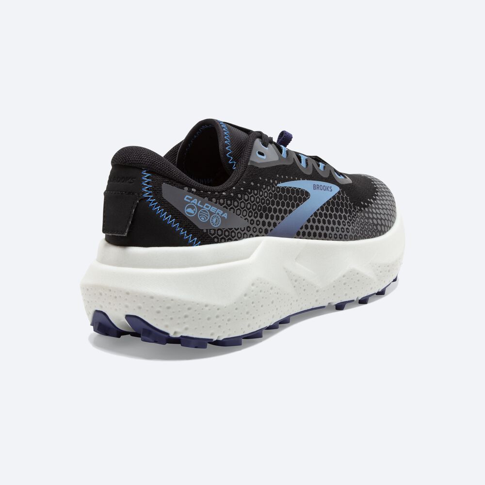 Brooks Caldera 6 παπουτσια trail running γυναικεια μαυρα/μπλε/γκρι | GR786054