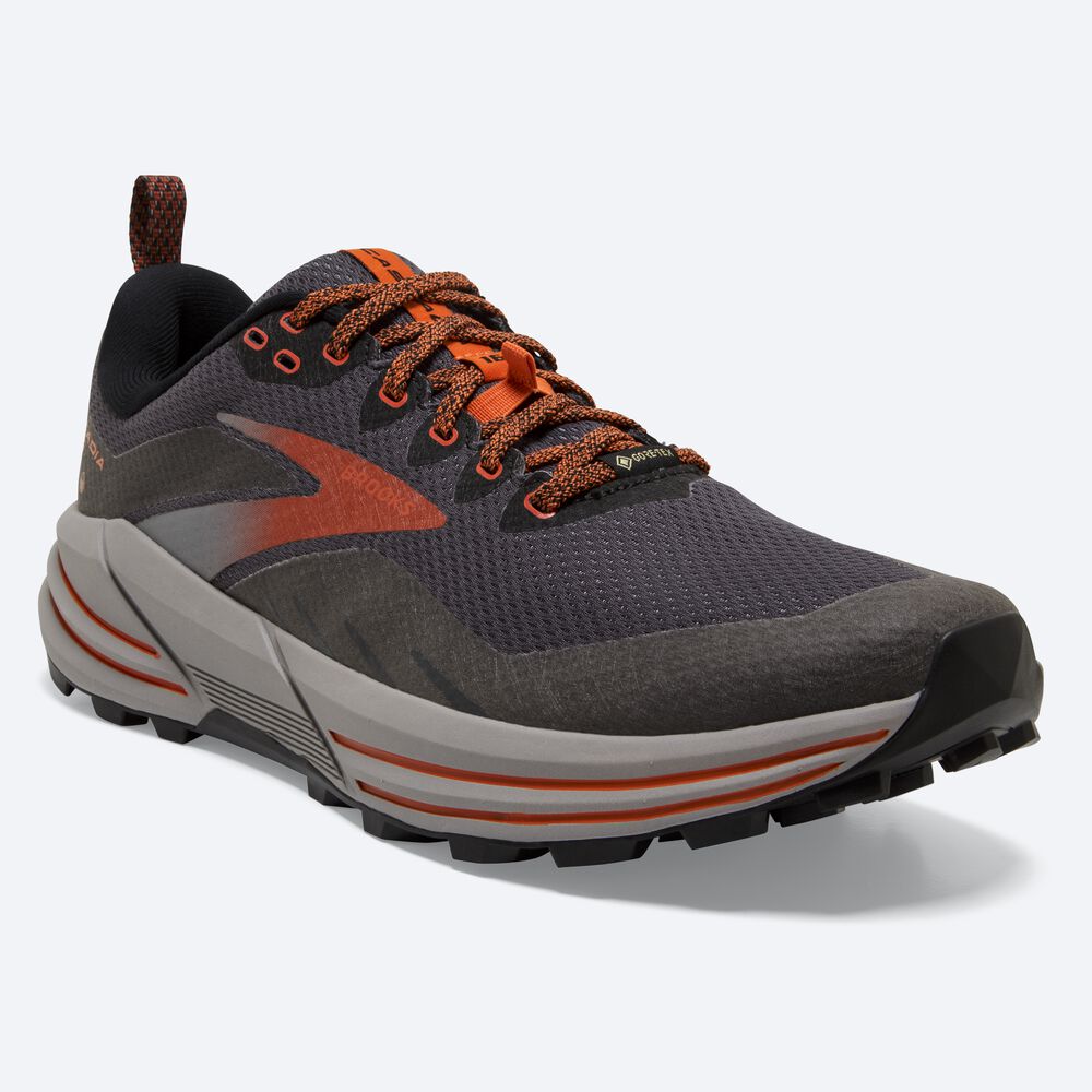 Brooks Cascadia 16 GTX παπουτσια trail running ανδρικα μαυρα | GR540689