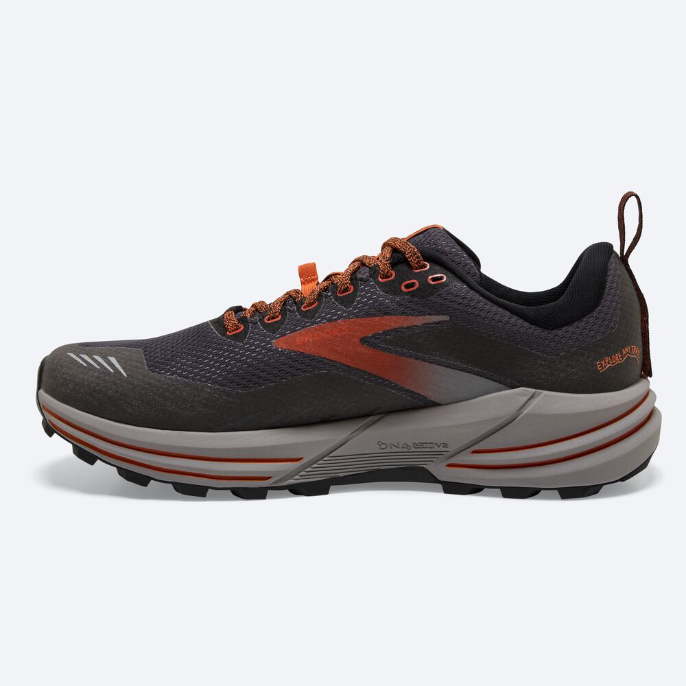 Brooks Cascadia 16 GTX παπουτσια trail running ανδρικα μαυρα | GR540689