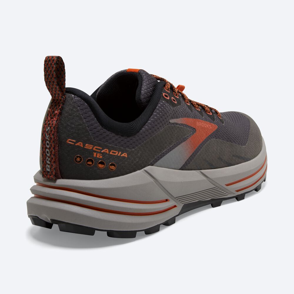 Brooks Cascadia 16 GTX παπουτσια trail running ανδρικα μαυρα | GR540689