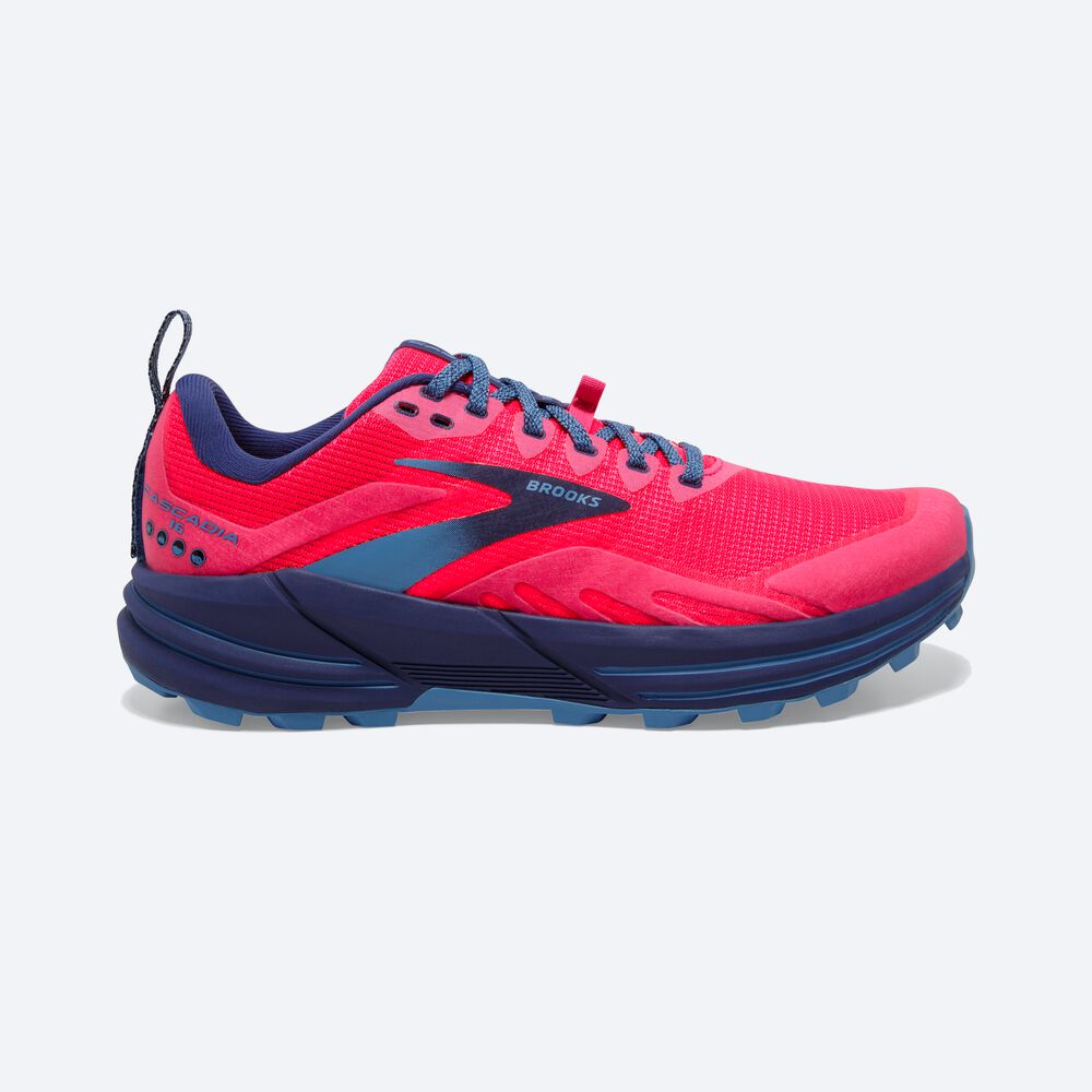 Brooks Cascadia 16 παπουτσια trail running γυναικεια ροζ | GR247196