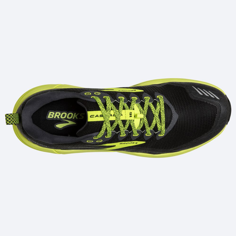 Brooks Cascadia 16 παπουτσια trail running ανδρικα μαυρα | GR320485