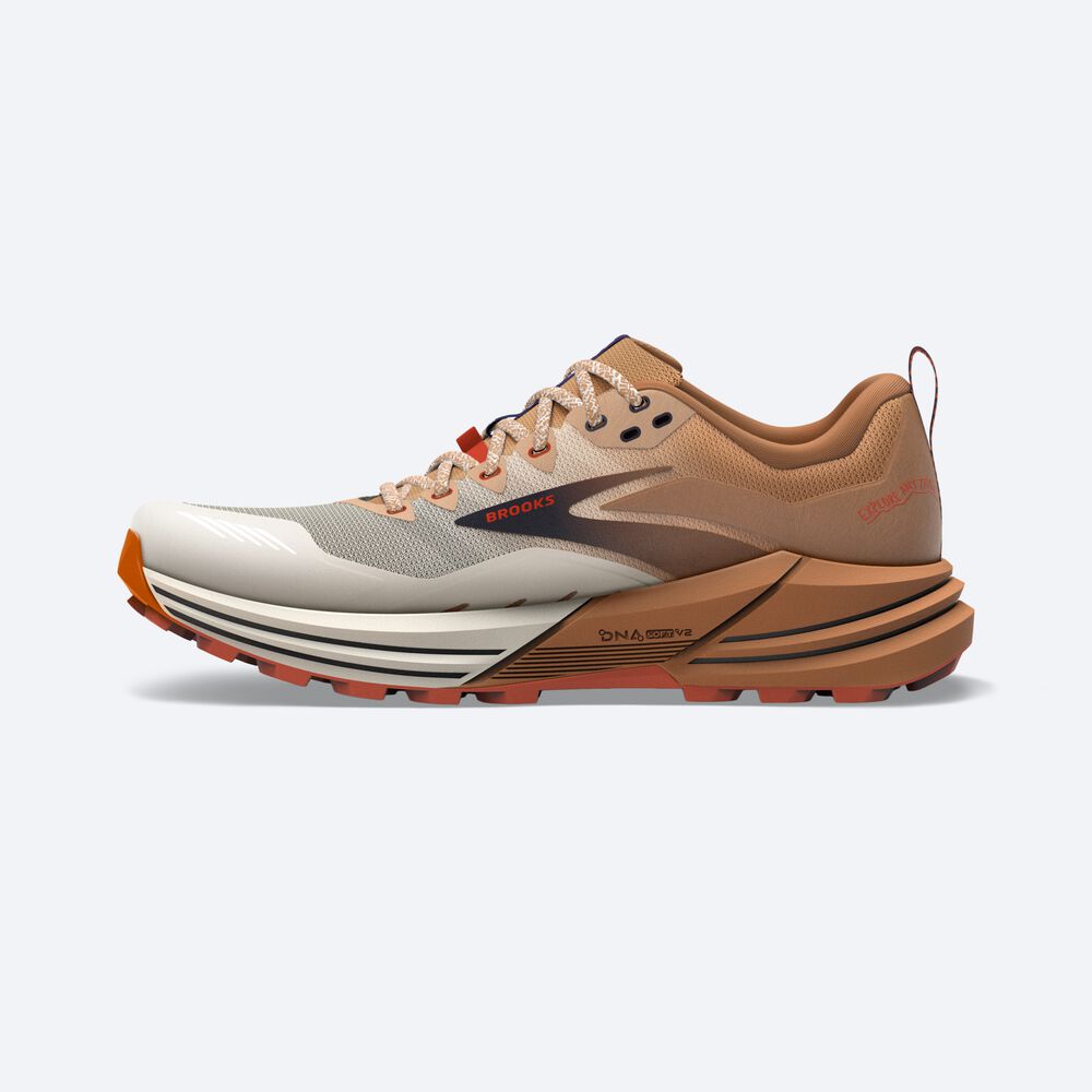 Brooks Cascadia 16 παπουτσια trail running ανδρικα ασπρα | GR968234