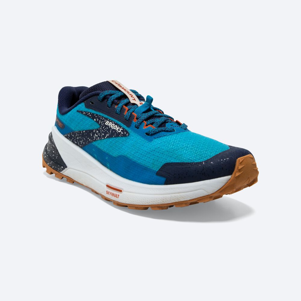 Brooks Catamount 2 παπουτσια trail running ανδρικα σκουρο μπλε/μπλε | GR035614