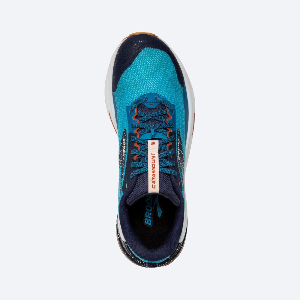 Brooks Catamount 2 παπουτσια trail running ανδρικα σκουρο μπλε/μπλε | GR035614