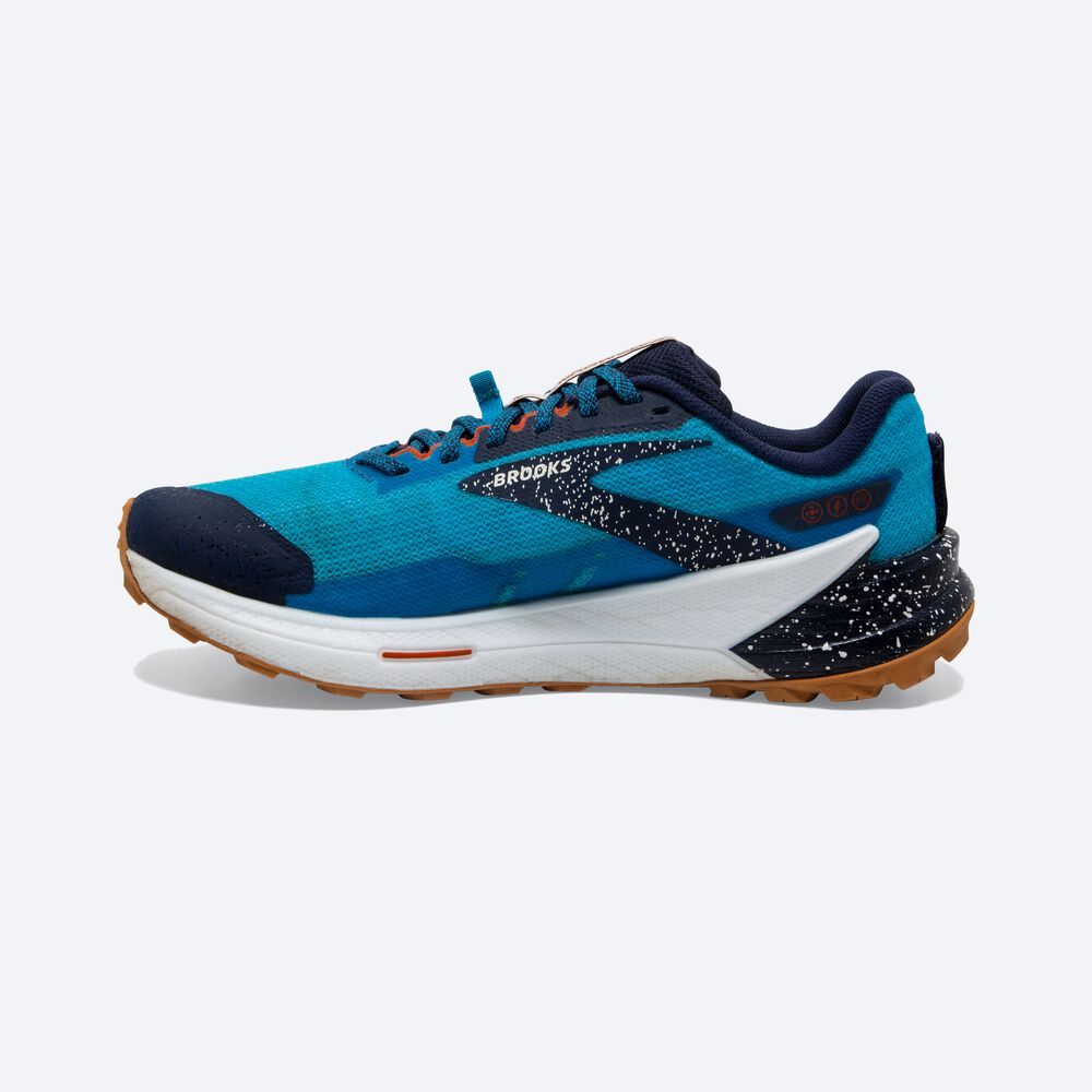 Brooks Catamount 2 παπουτσια trail running ανδρικα σκουρο μπλε/μπλε | GR035614