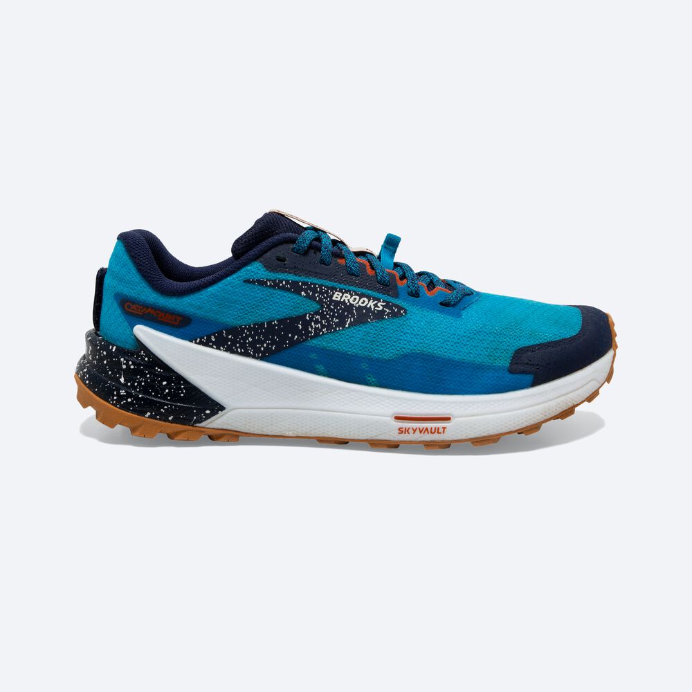 Brooks Catamount 2 παπουτσια trail running ανδρικα σκουρο μπλε/μπλε | GR035614