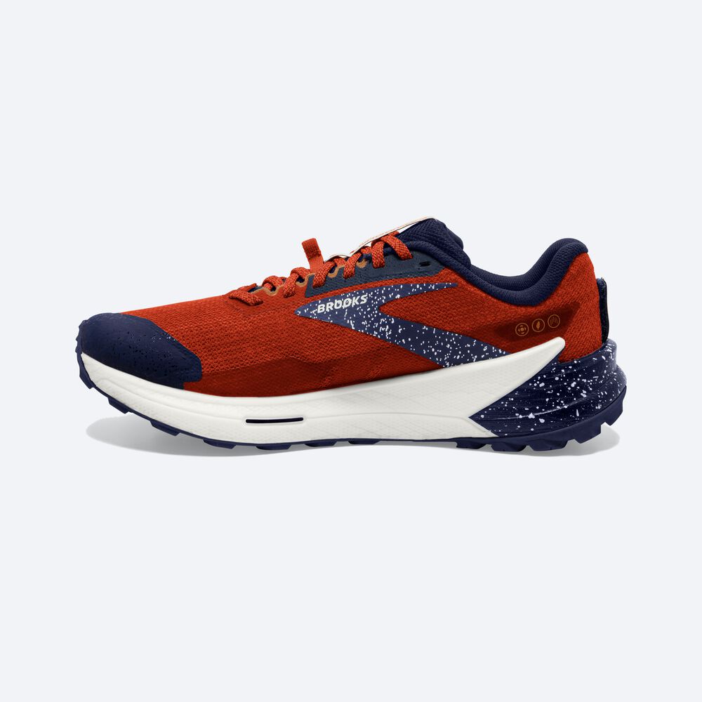 Brooks Catamount 2 παπουτσια trail running ανδρικα πορτοκαλι/σκουρο μπλε | GR716502