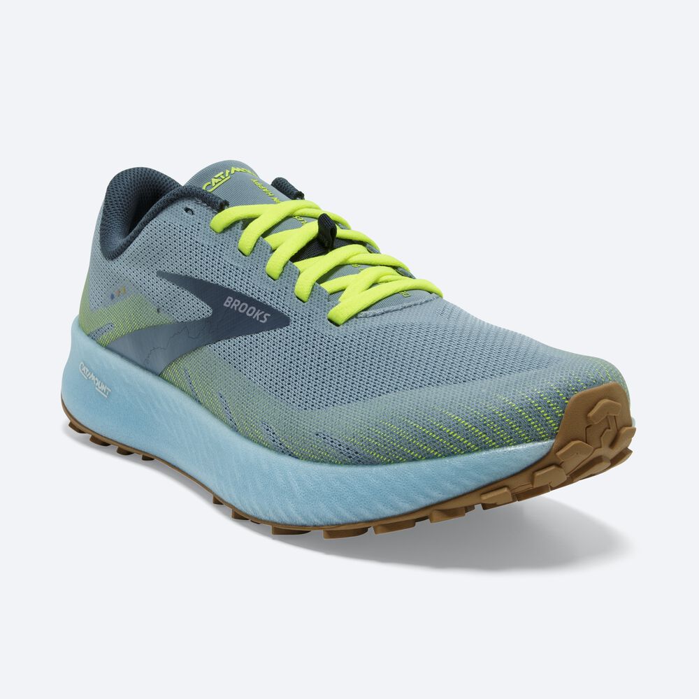 Brooks Catamount παπουτσια trail running γυναικεια μπλε | GR391586