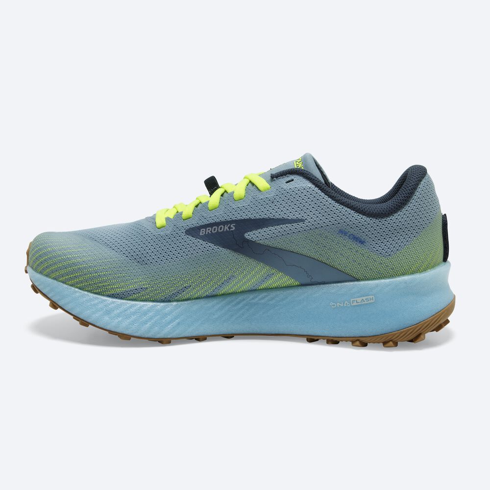 Brooks Catamount παπουτσια trail running γυναικεια μπλε | GR391586