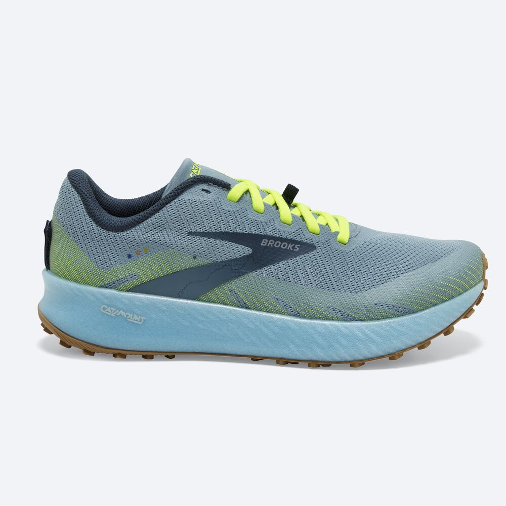 Brooks Catamount παπουτσια trail running γυναικεια μπλε | GR391586