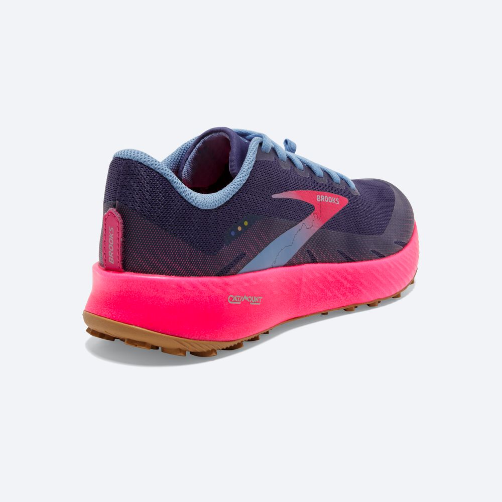 Brooks Catamount παπουτσια trail running γυναικεια βαθυ/ροζ | GR851926