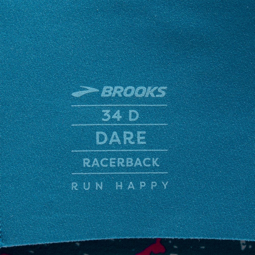 Brooks Dare Racerback Run Bra 2.0 αθλητικα σουτιεν γυναικεια πρασινο | GR984517