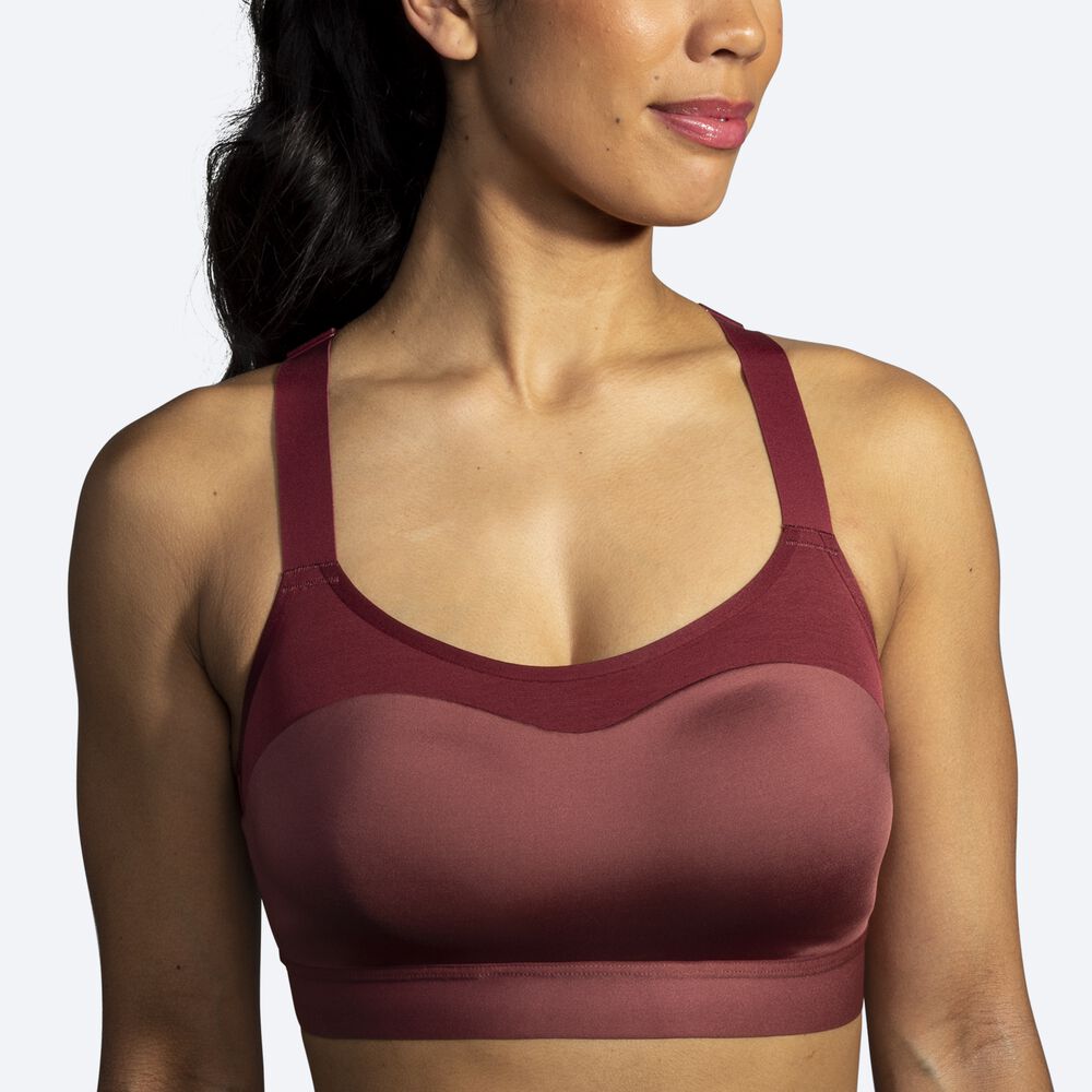 Brooks Dare Racerback Run Bra αθλητικα σουτιεν γυναικεια Terracotta | GR601297