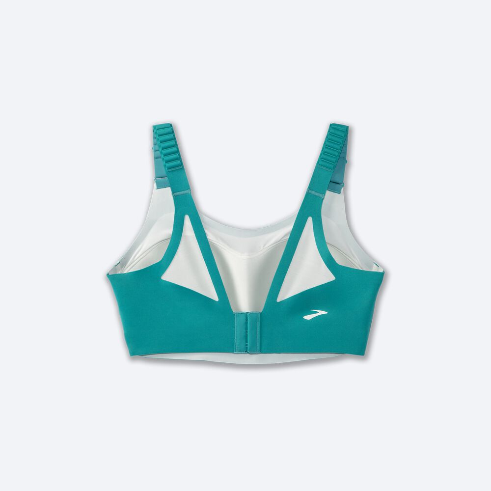 Brooks Dare Scoopback Run Bra 2.0 αθλητικα σουτιεν γυναικεια πρασινο/ανοιχτο μεντα | GR025691