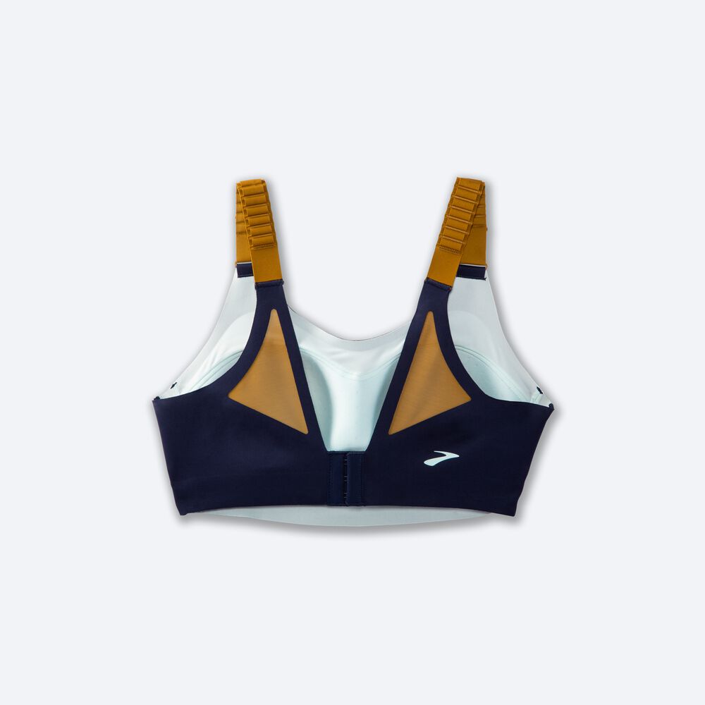 Brooks Dare Scoopback Run Bra 2.0 αθλητικα σουτιεν γυναικεια σκουρο μπλε/Ελιά/μπλε | GR830796