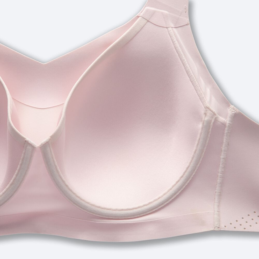 Brooks Dare Underwire Run Bra αθλητικα σουτιεν γυναικεια ροζ | GR403789