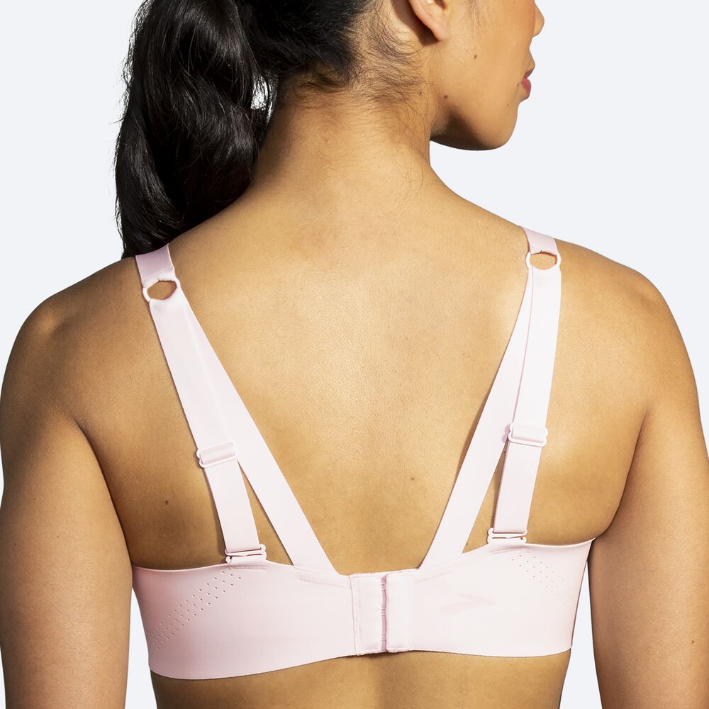 Brooks Dare Underwire Run Bra αθλητικα σουτιεν γυναικεια ροζ | GR403789