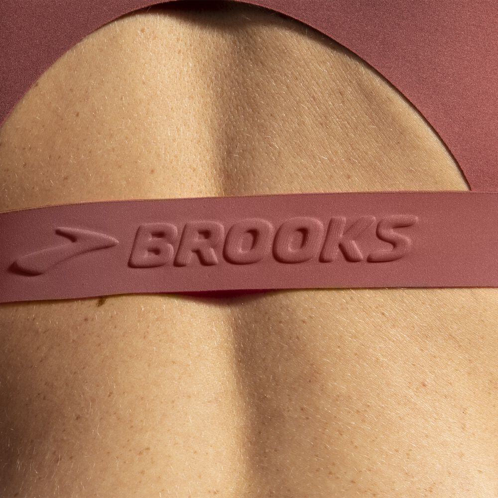 Brooks Dare V Neck Run Bra αθλητικα σουτιεν γυναικεια / ροζ | GR278963