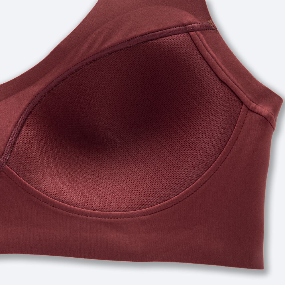 Brooks Dare V Neck Run Bra αθλητικα σουτιεν γυναικεια / ροζ | GR278963