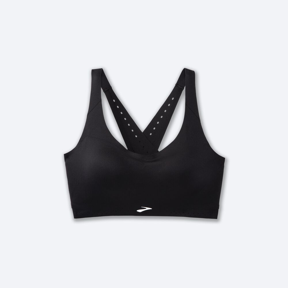 Brooks Dare strappy Run Bra 2.0 αθλητικα σουτιεν γυναικεια μαυρα | GR974652