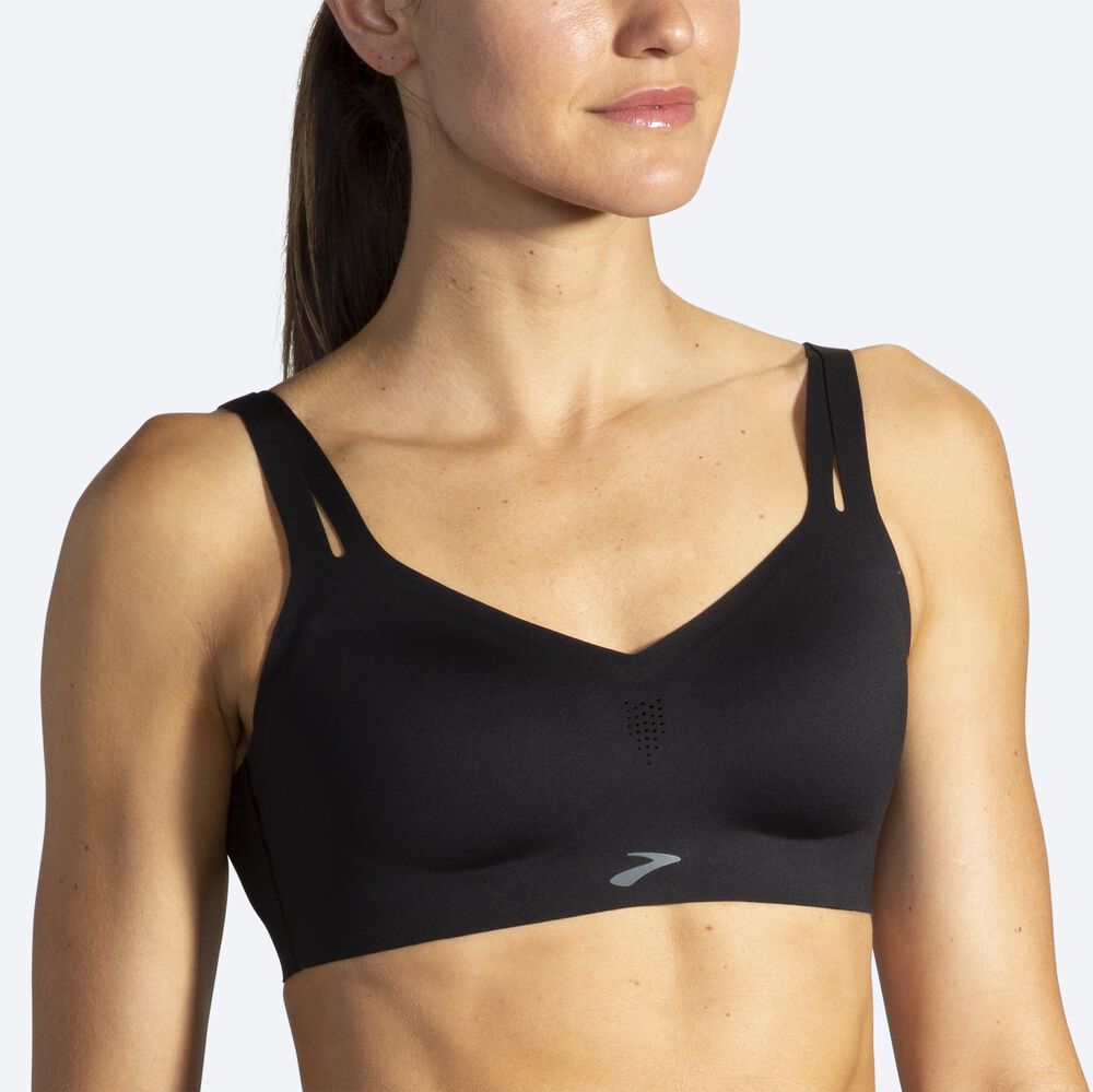 Brooks Dare strappy Run Bra αθλητικα σουτιεν γυναικεια μαυρα | GR254630