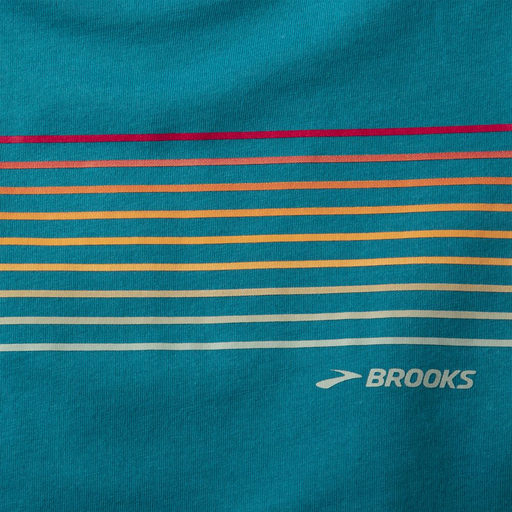 Brooks Distance Long Sleeve 2.0 μπλουζακια γυναικεια ριγε | GR304256