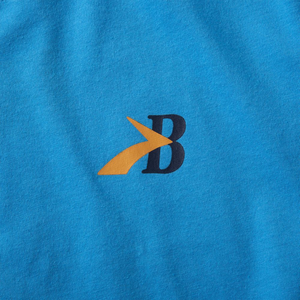 Brooks Distance Short Sleeve 2.0 μπλουζακια ανδρικα μπλε | GR630782