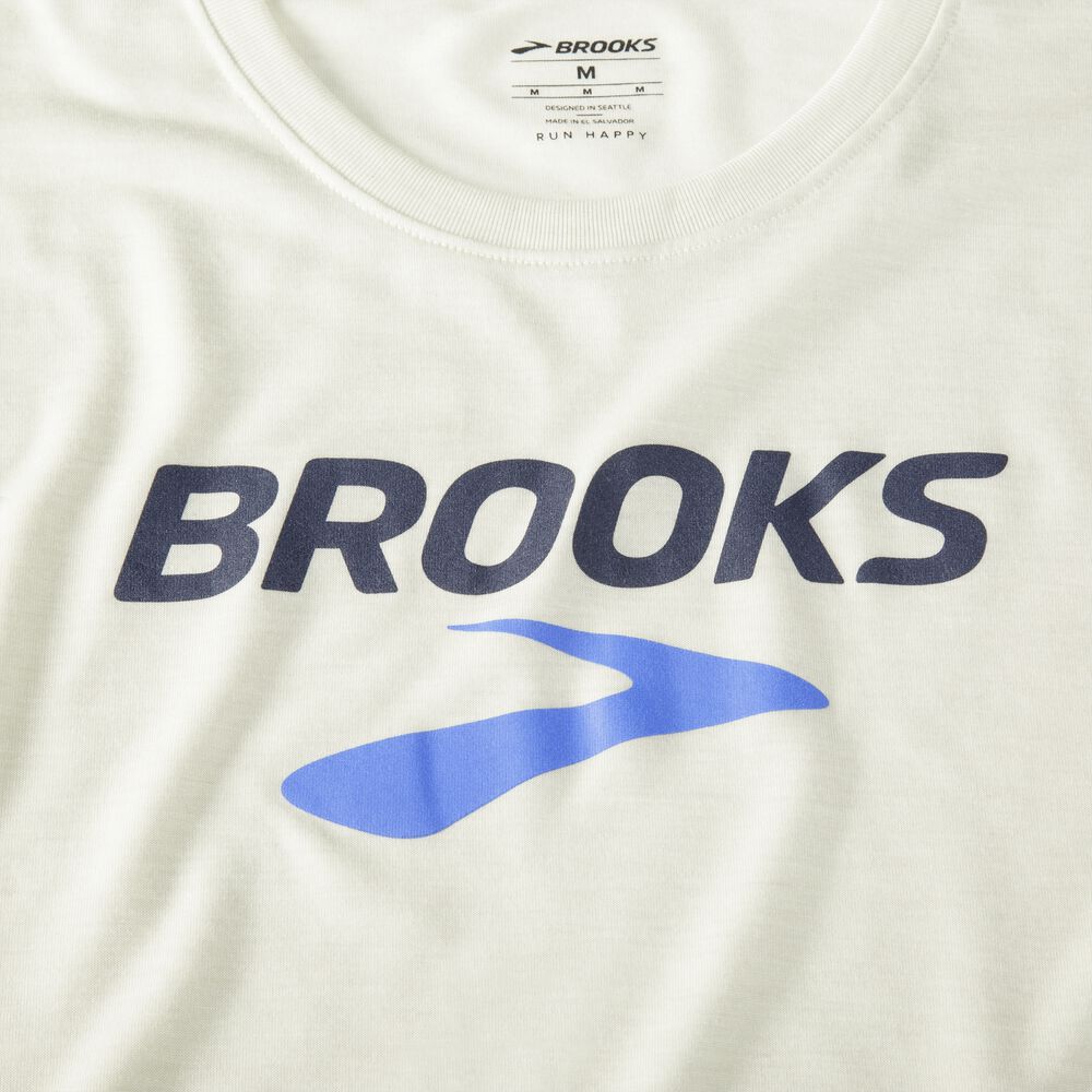 Brooks Distance σταμπεσ Short Sleeve μπλουζακια ανδρικα πορτοκαλι | GR480293