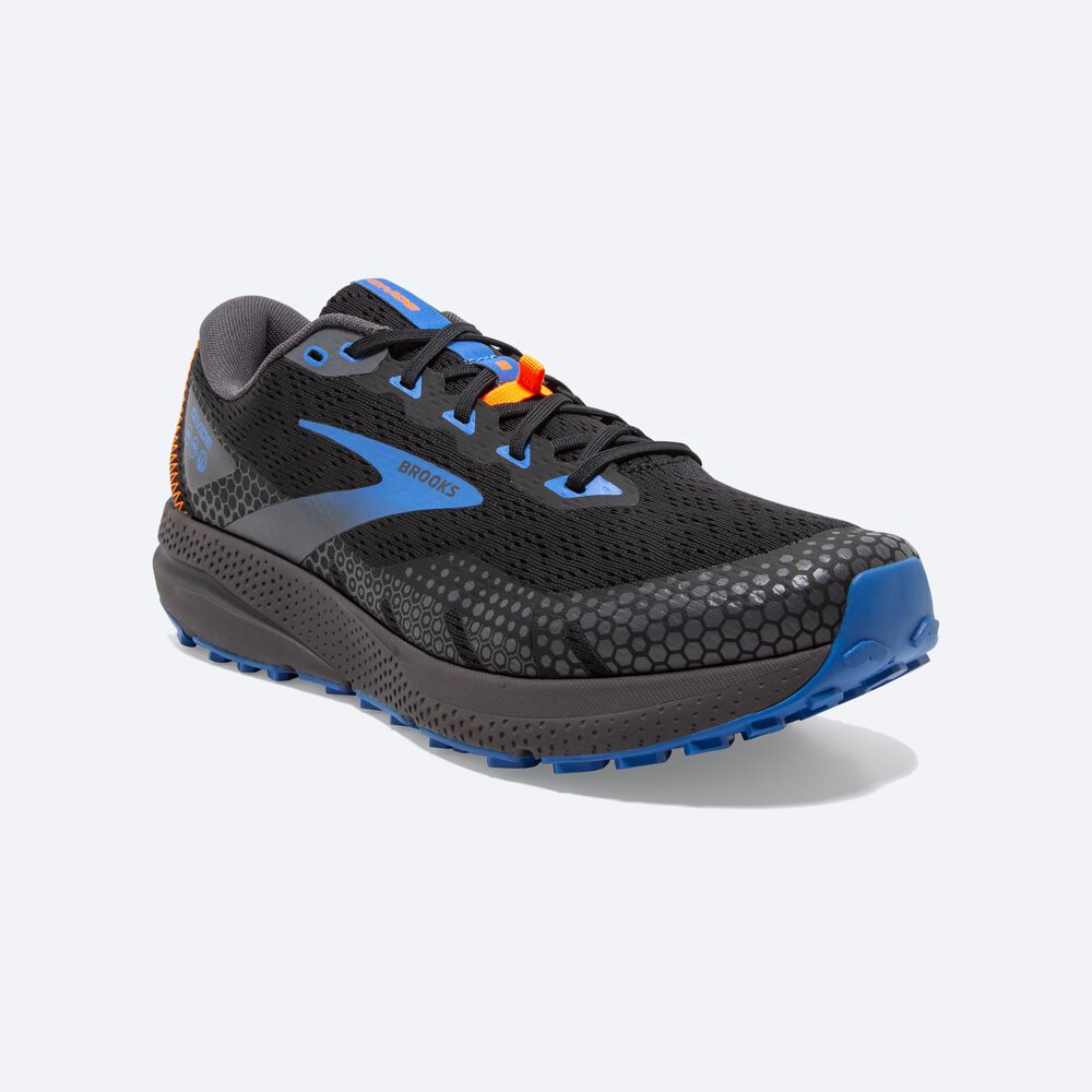 Brooks Divide 3 παπουτσια trail running ανδρικα μαυρα/μπλε | GR095372