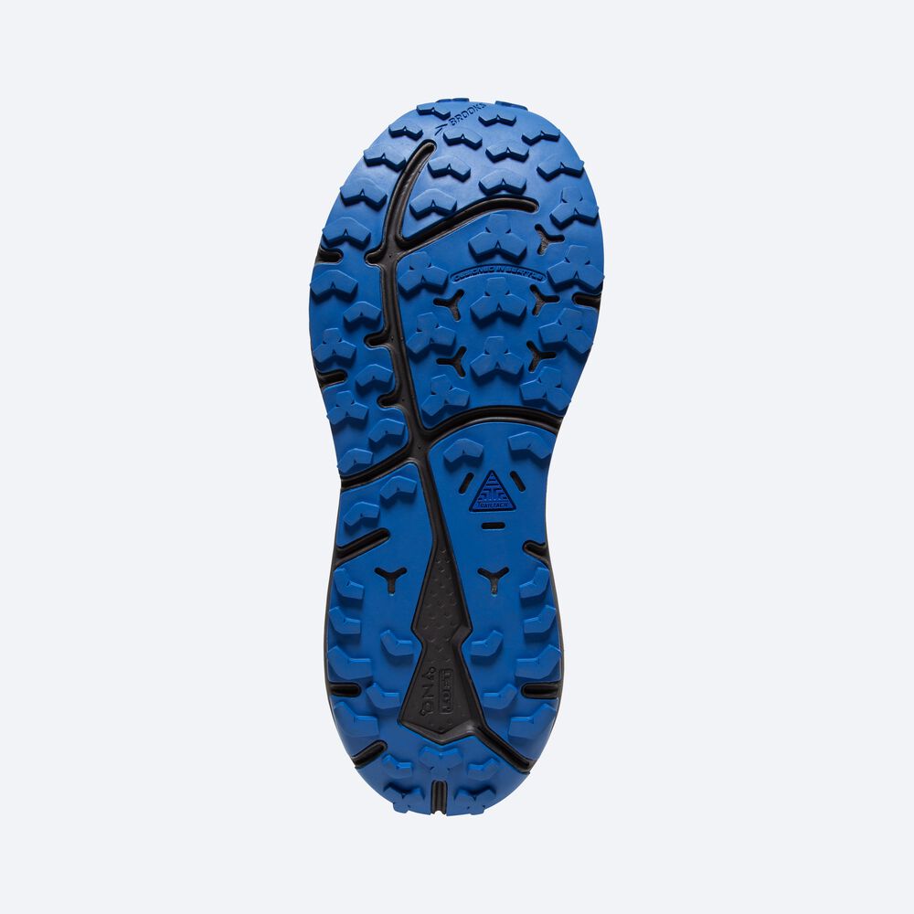 Brooks Divide 3 παπουτσια trail running ανδρικα μαυρα/μπλε | GR095372