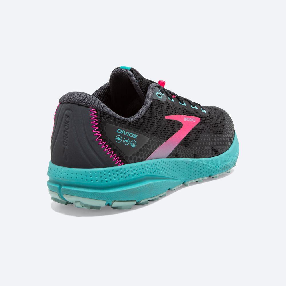 Brooks Divide 3 παπουτσια trail running γυναικεια μπλε κοραλι/ροζ | GR350978