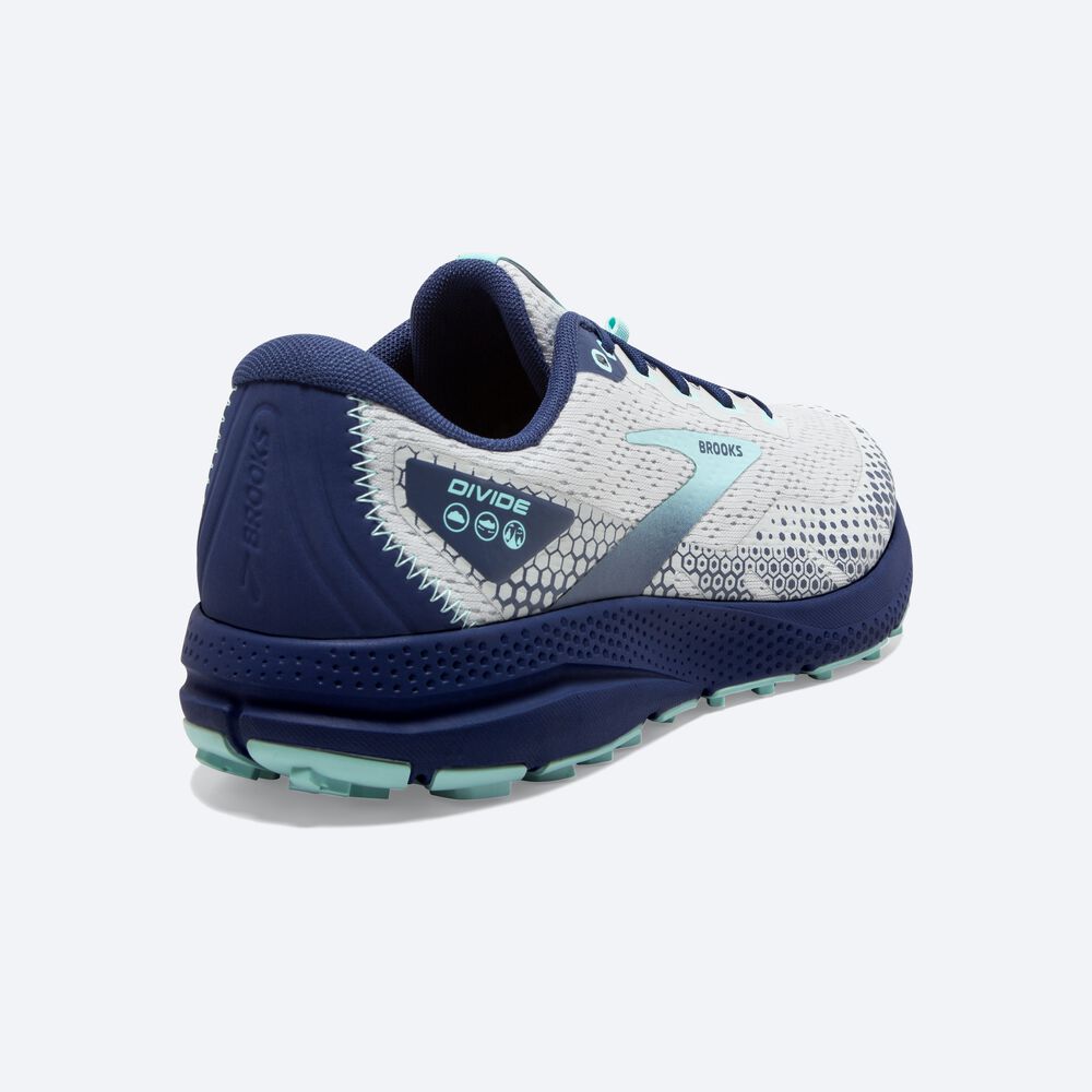 Brooks Divide 3 παπουτσια trail running γυναικεια γκρι/μπλε | GR768905