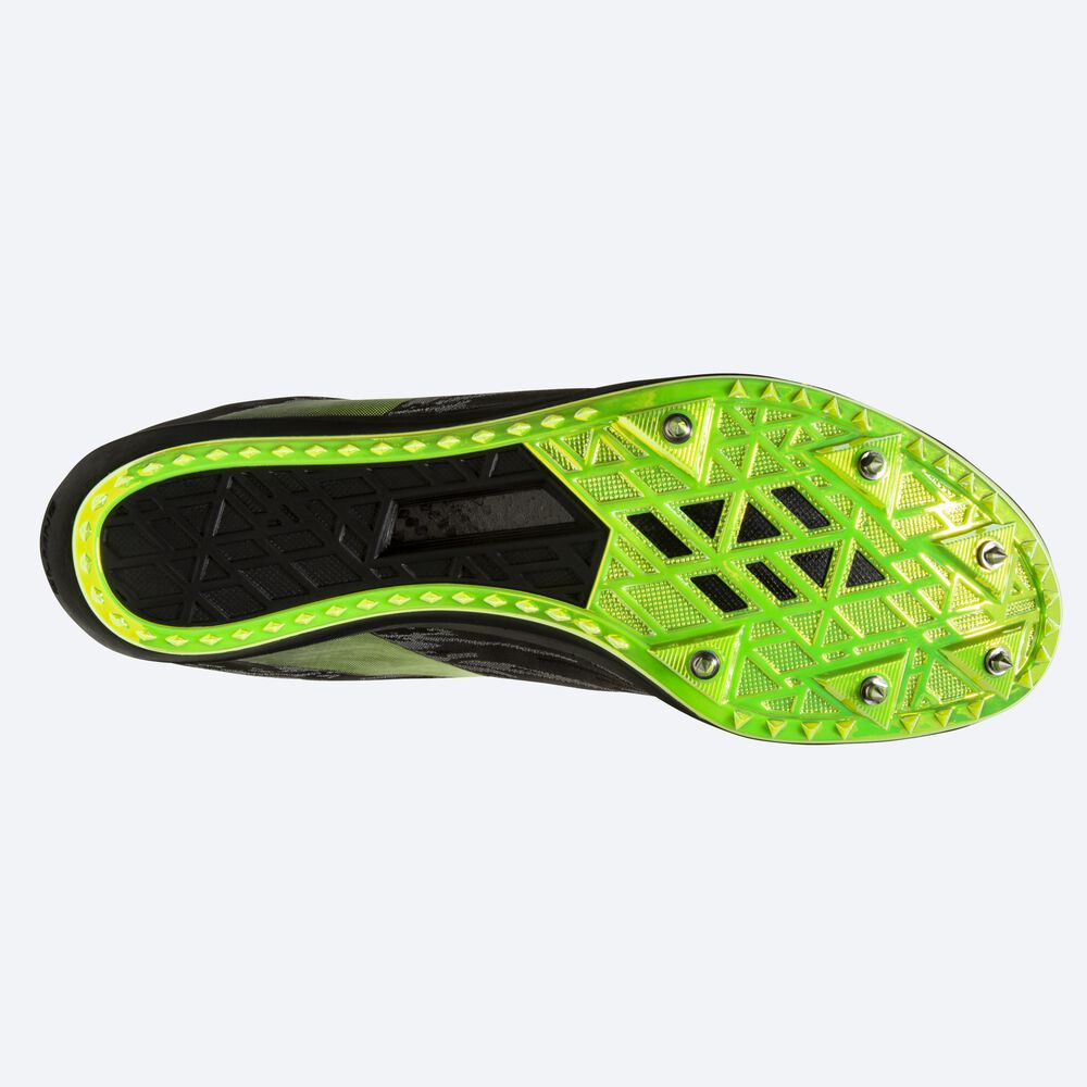 Brooks ELMN8 v5 παπουτσια spikes ανδρικα μαυρα/γκρι | GR104895