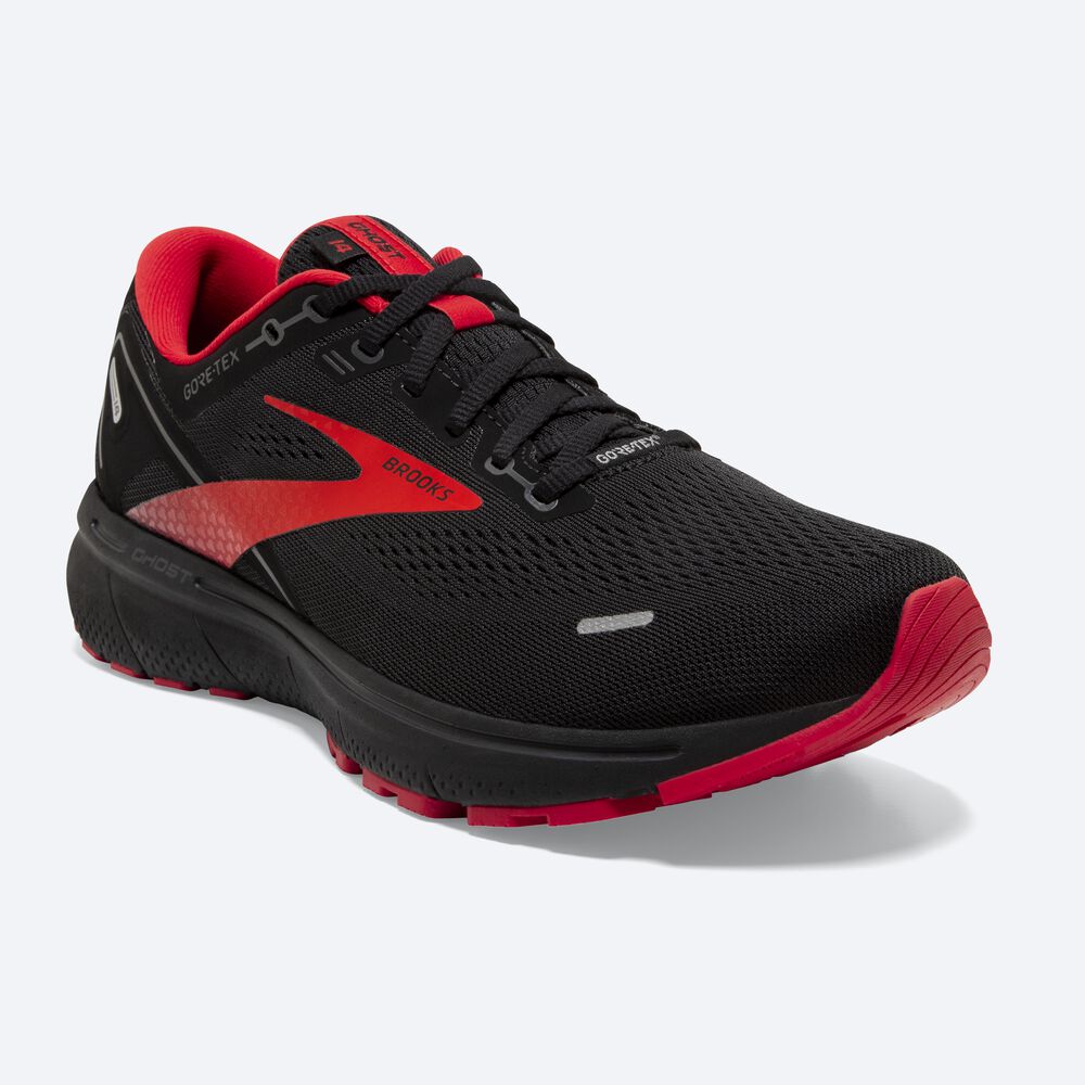 Brooks Ghost 14 GTX παπουτσια για τρεξιμο ανδρικα μαυρα/κοκκινα | GR643072