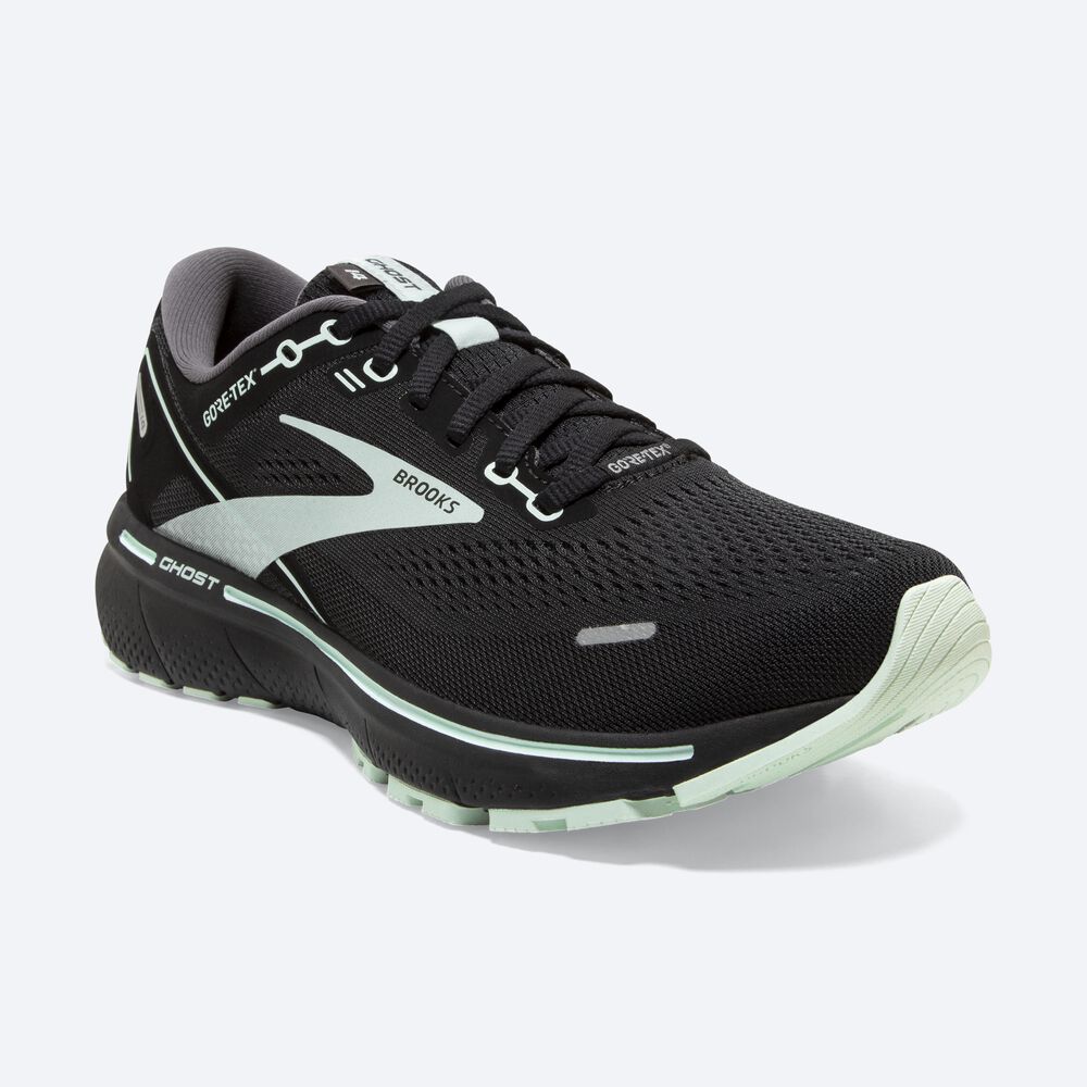 Brooks Ghost 14 GTX παπουτσια για τρεξιμο γυναικεια μαυρα/ανοιχτο τυρκουάζ | GR948610