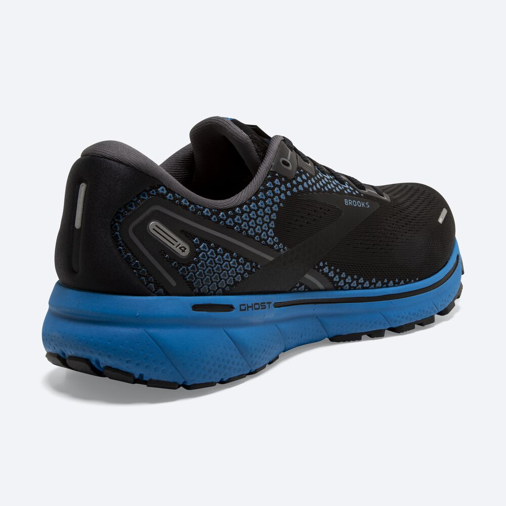 Brooks Ghost 14 αθλητικα παπουτσια running ανδρικα μαυρα/μπλε | GR625937