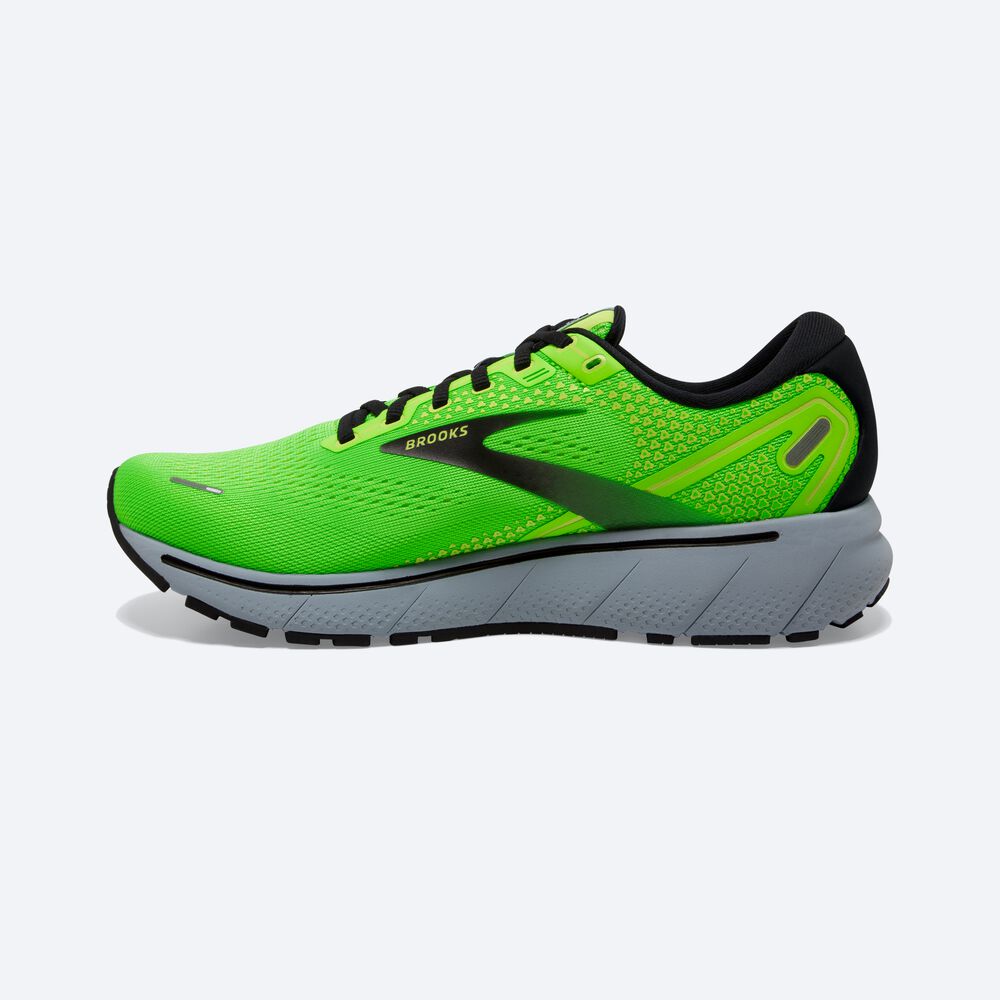 Brooks Ghost 14 παπουτσια για τρεξιμο ανδρικα πρασινο/μπλε/μαυρα | GR672401