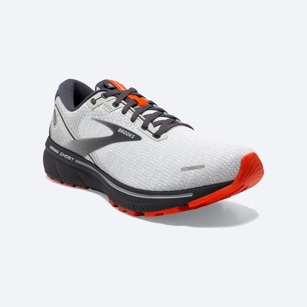 Brooks Ghost 14 παπουτσια για τρεξιμο ανδρικα γκρι/ροζ | GR741908