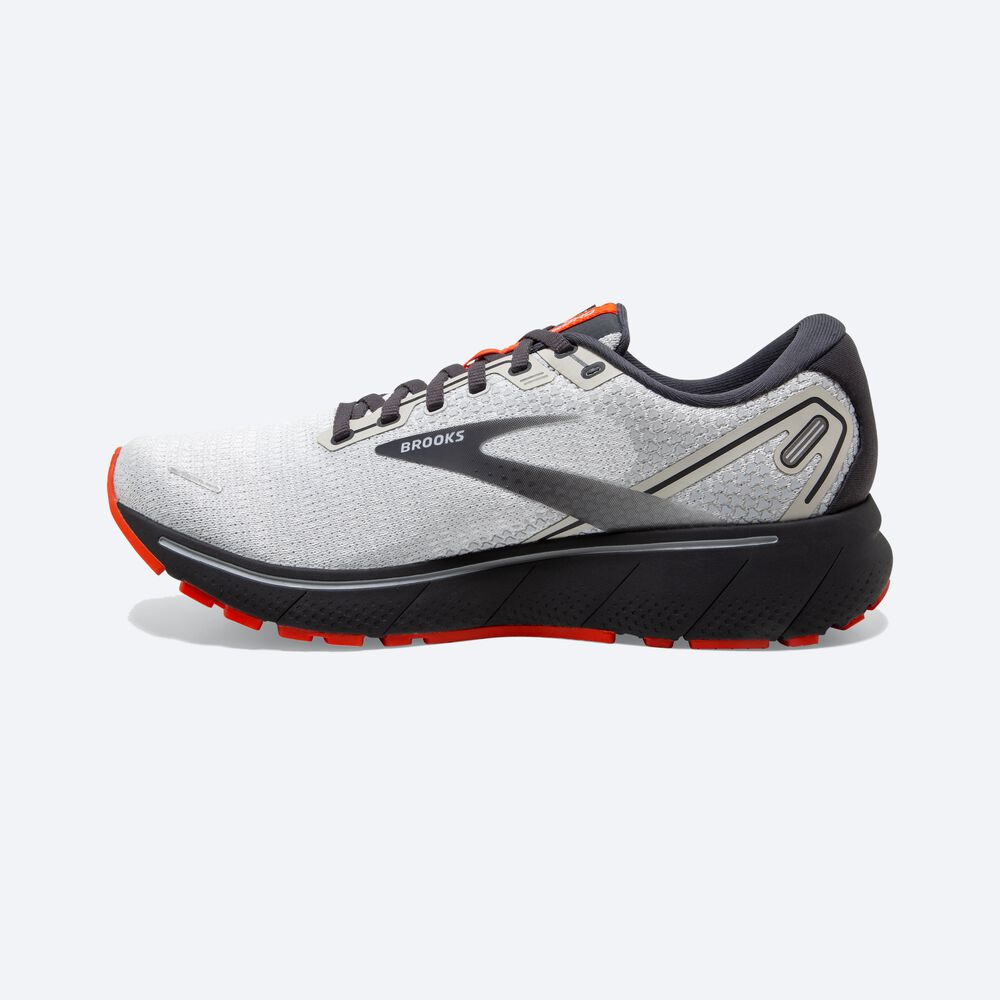 Brooks Ghost 14 παπουτσια για τρεξιμο ανδρικα γκρι/ροζ | GR741908