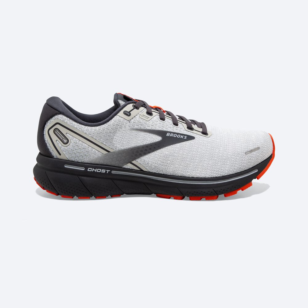 Brooks Ghost 14 παπουτσια για τρεξιμο ανδρικα γκρι/ροζ | GR741908