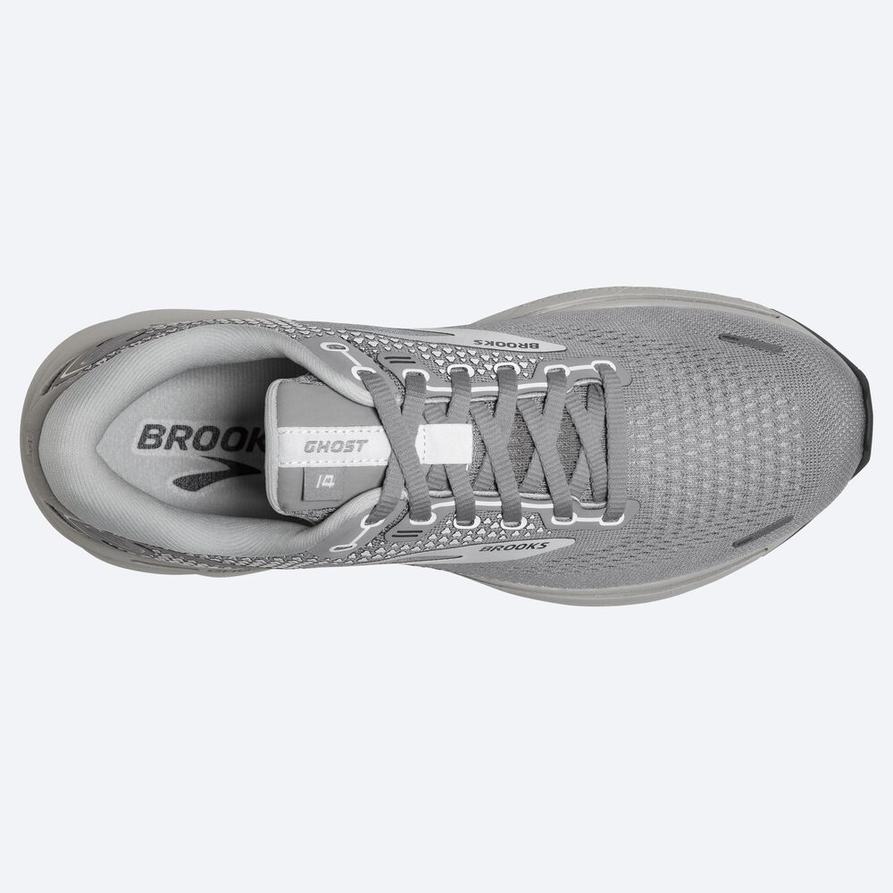 Brooks Ghost 14 παπουτσια για τρεξιμο γυναικεια γκρι | GR328041