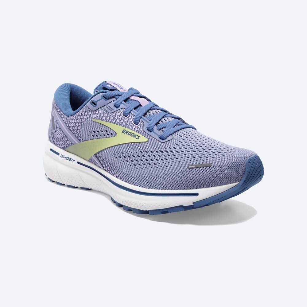 Brooks Ghost 14 παπουτσια για τρεξιμο γυναικεια μωβ/ανοιχτο πρασινο | GR358917