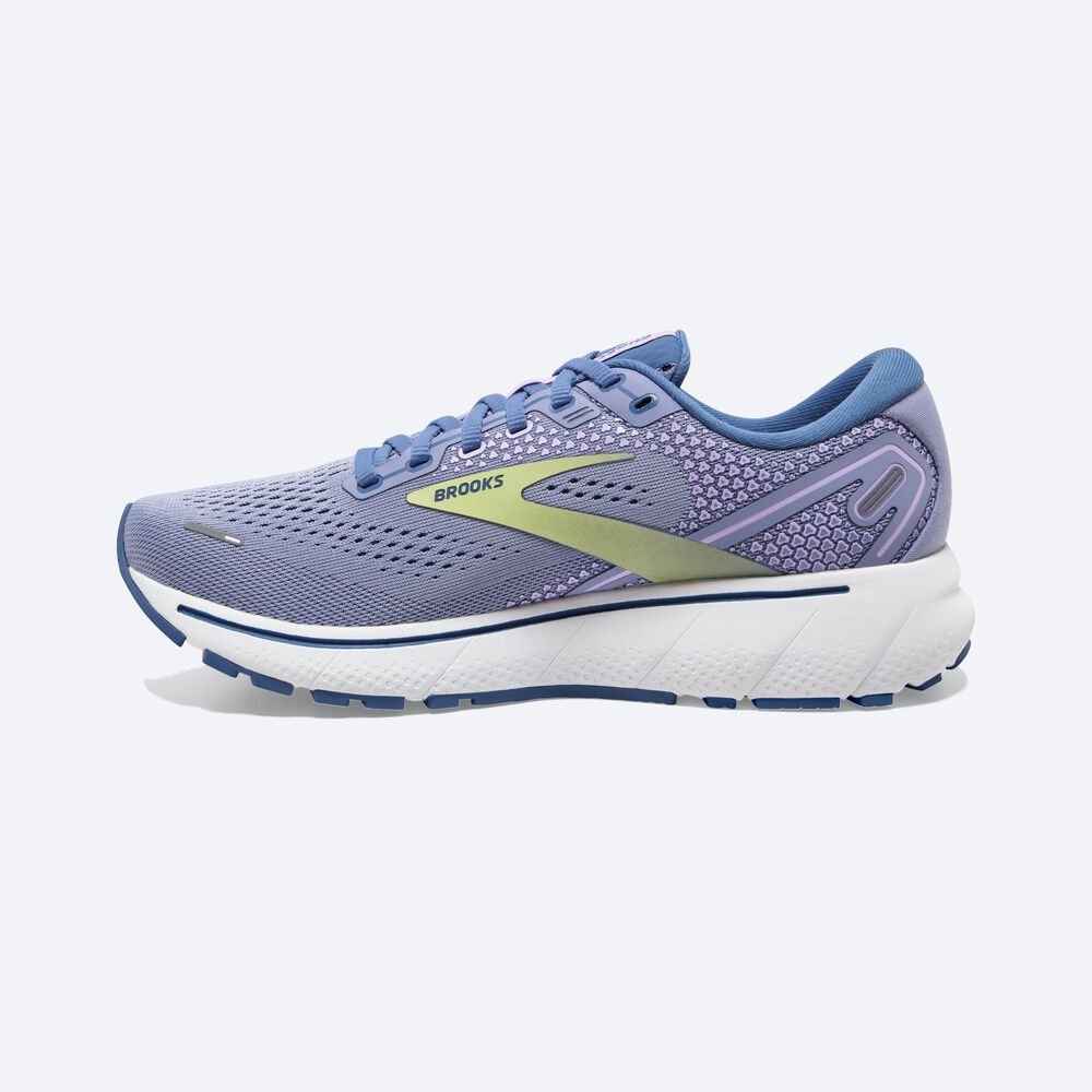 Brooks Ghost 14 παπουτσια για τρεξιμο γυναικεια μωβ/ανοιχτο πρασινο | GR358917