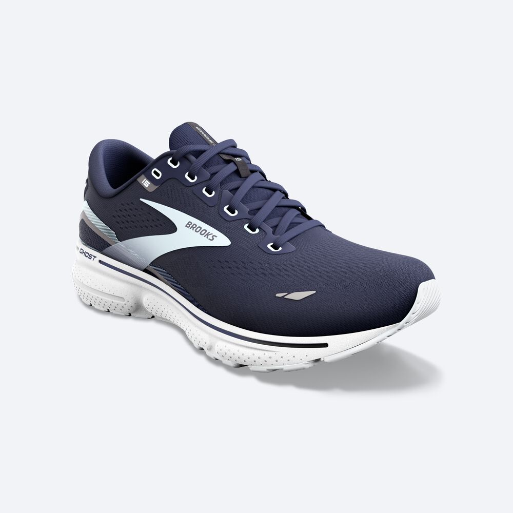 Brooks Ghost 15 παπουτσια για τρεξιμο γυναικεια σκουρο μπλε | GR079641